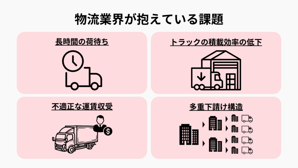 物流業界が抱えている課題