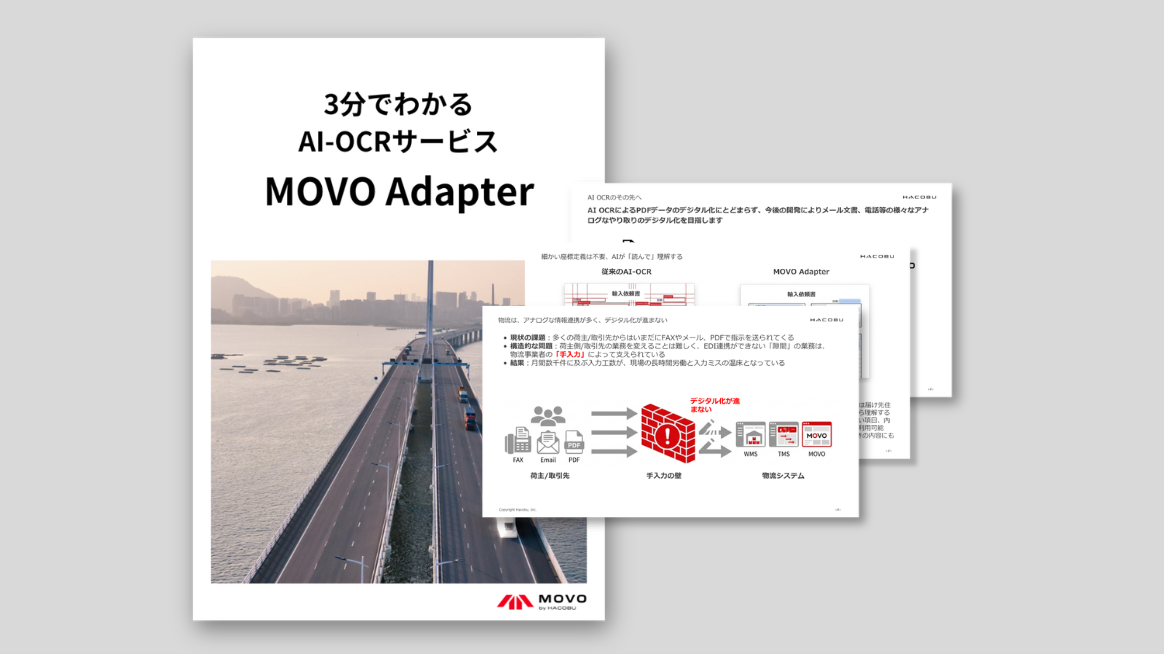 AI-OCRサービス MOVO Adapter（ムーボ・アダプター） | 株式会社Hacobu