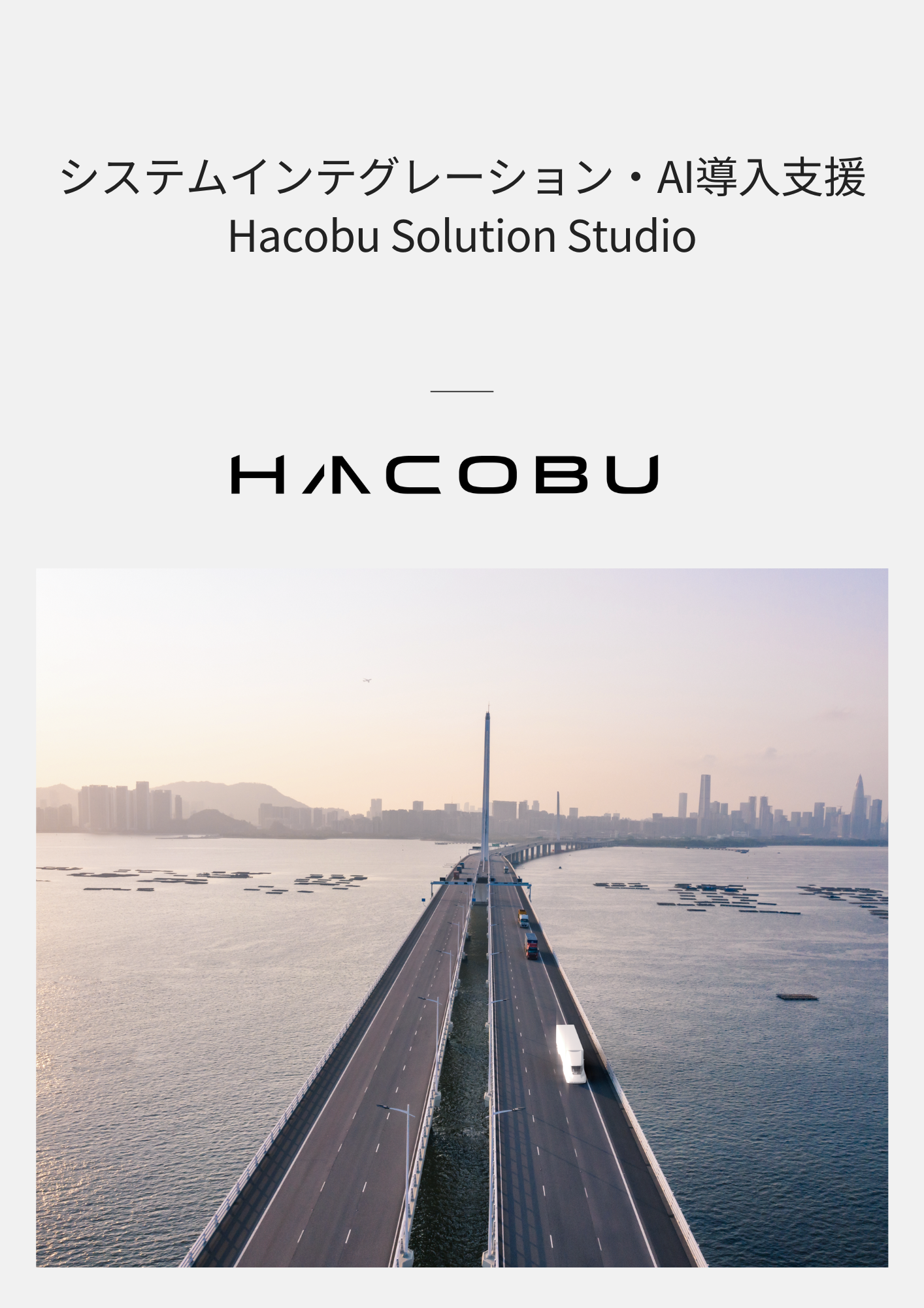 システムインテグレーション・AI導入支援 Hacobu Solution Studioご紹介