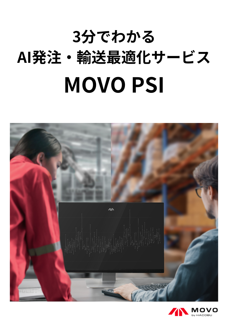 3分でわかる AI発注・輸送最適化サービス MOVO PSI